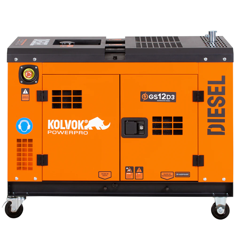 Generador Eléctrico Diésel Trifásico 12 KVA Kolvok GS12D3 - Imagen 2