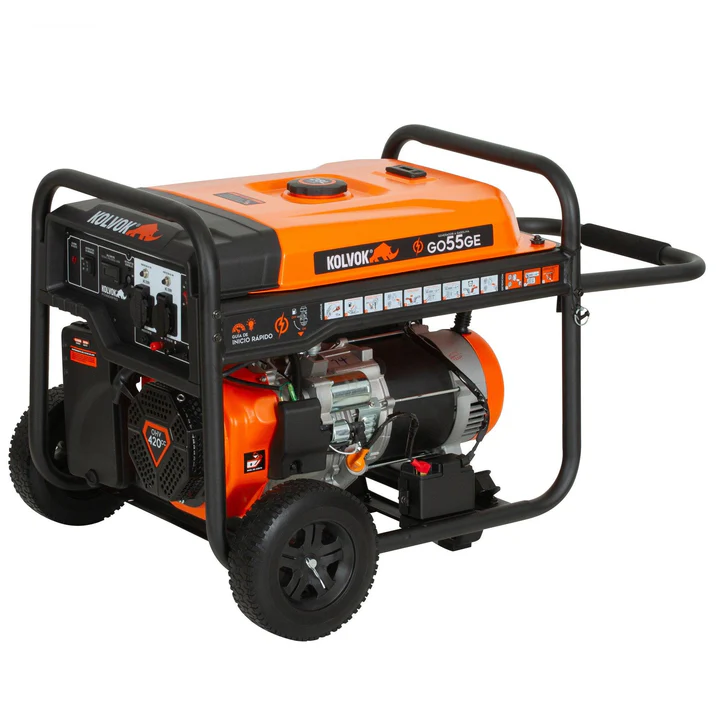Generador Eléctrico Gasolina 5.5 KVA Kolvok GO55GE - Imagen 2