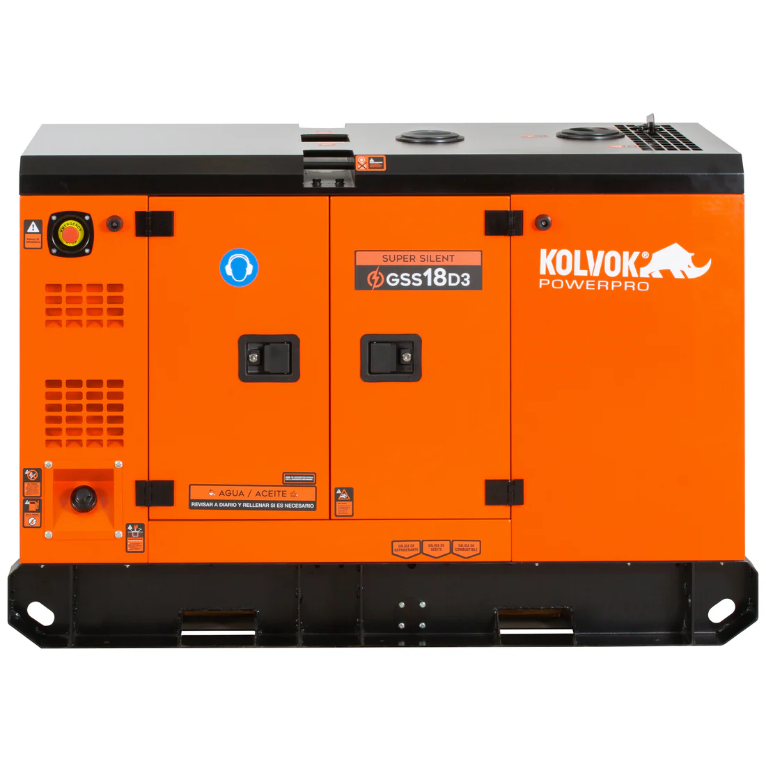 Generador Eléctrico diésel Trifásico 18 KVA Kolvok GSS18D3 - Imagen 2